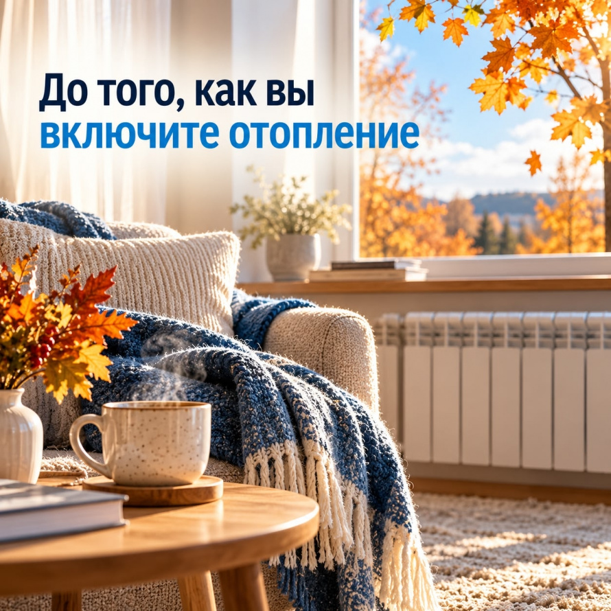 До того, как вы включите отопление